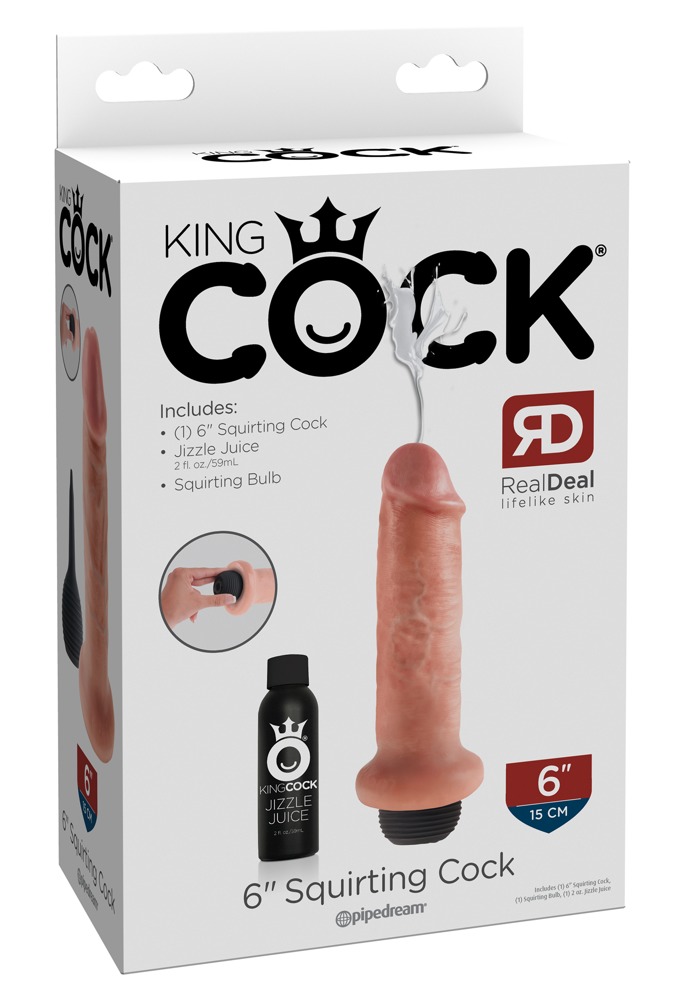 6” tryskający penis