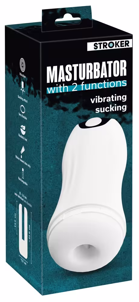 Masturbator z 2 funkcjami