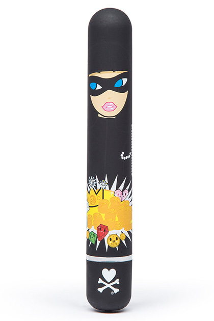 tokidoki 7 Function Classic Vibrator Black Robber Woman