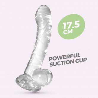 CRUSHIOUS WIBRATOR ANALNY HUDINI JELLY TRANSPARENTNY