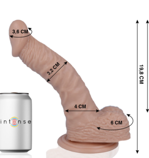 MR INTENSE - 18 REALISTYCZNE DILDO 19,8 CM -O- 3,2 CM