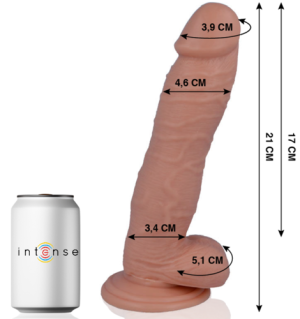 MR INTENSE - 24 REALISTYCZNE DILDO 21 CM -O- 4,6 CM