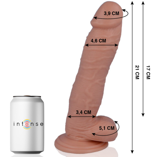 MR INTENSE - 24 REALISTYCZNE DILDO 21 CM -O- 4,6 CM