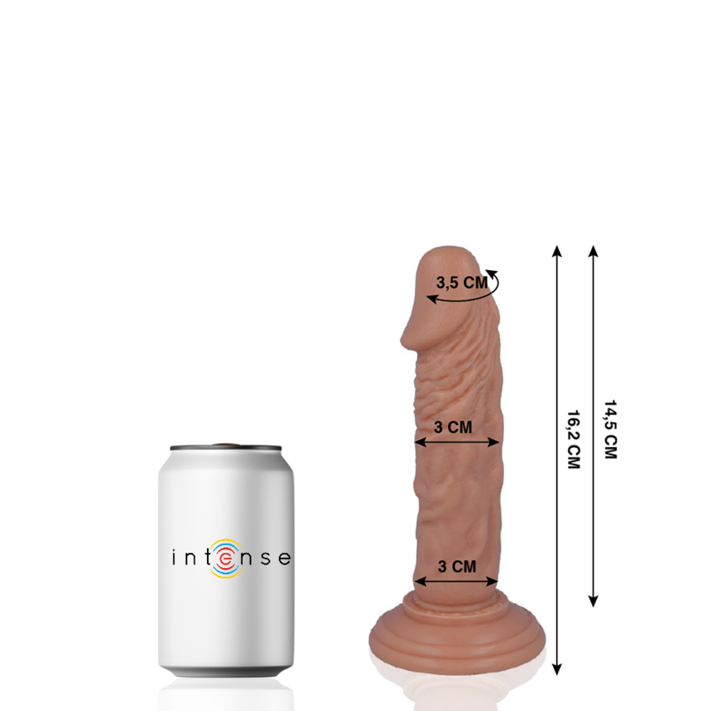 MR INTENSE - 3 REALISTYCZNE DILDO 16.2 CM -O- 3 CM