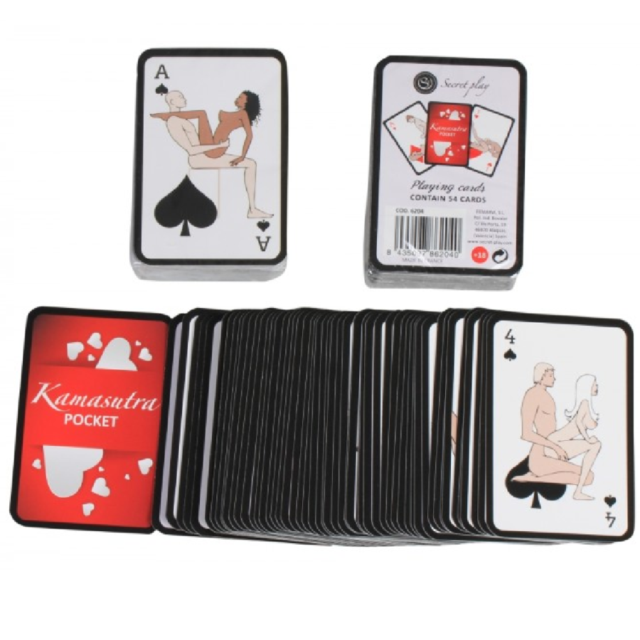 SECRETPLAY - KIESZENIOWE KARTY DO GRY KAMASUTRA (ES/EN/PT/IT/FR/DE)
